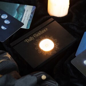 Elegant Tarot Card Stand With Tealight Holder