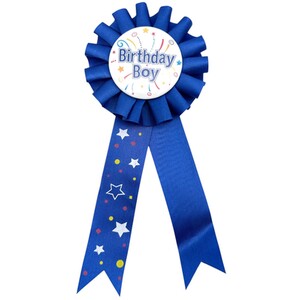 Birthday Boy Ribbon Badge