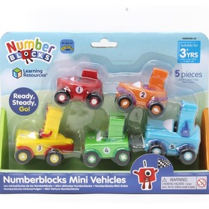 Numberblocks One to Five Mini Vehicles Set