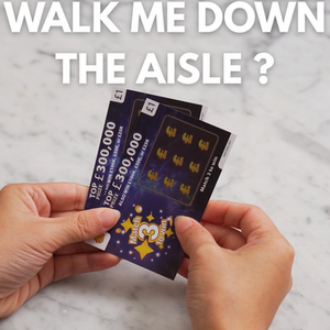 Will You Walk Me Down The Aisle Set of 2