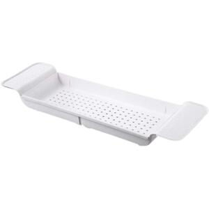 Extendable Bathtub Rack Tray Bathroom Organizer