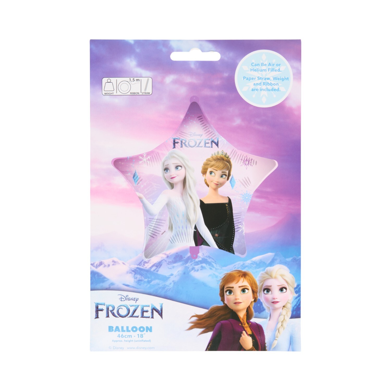 Frozen Idyllic Star Foil Balloon