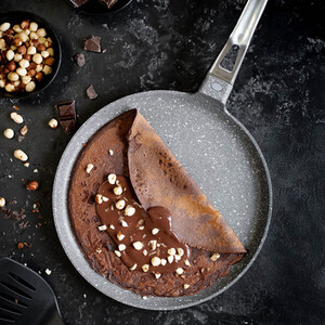 MasterClass Cast Aluminium 28cm Crepe Pan for Induction Hob