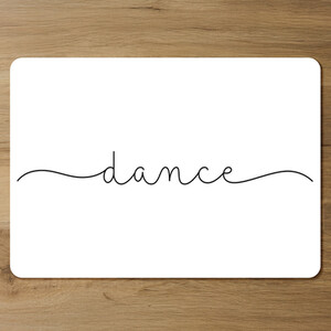 Text Dance Designer Placemat Set