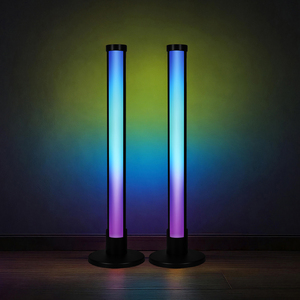 Set of 2 RGB LED Light Bars Game Ambient Lamps 32cm