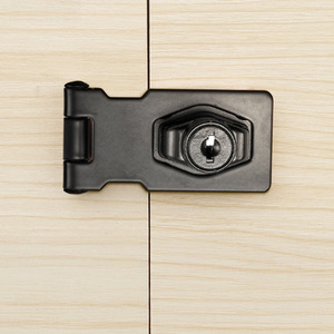 Darphe Mechanical Keyed Hasp Lock Twist Knob
