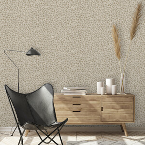 Leopard Print Patterned Wallpaper