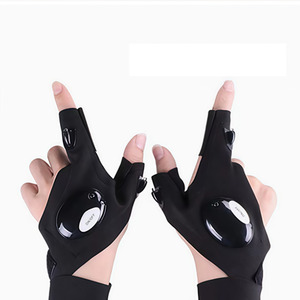 LED Flashlight Gloves with Finger Lights