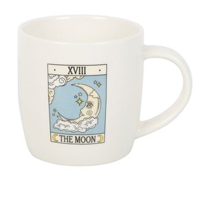 The Moon Tarot Mug Celestial Coffee Cup for Tarot Lovers