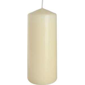 Ivory Pillar Candle 48H Burn Time Elegant Home Decor