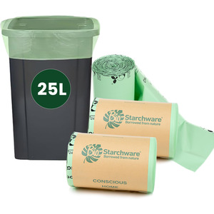 25L Biodegradable Caddy Bin Liners Compostable Caddy Bags