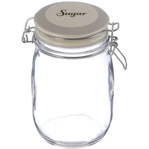 Diego Sugar Glass Storage Jar 1000ml