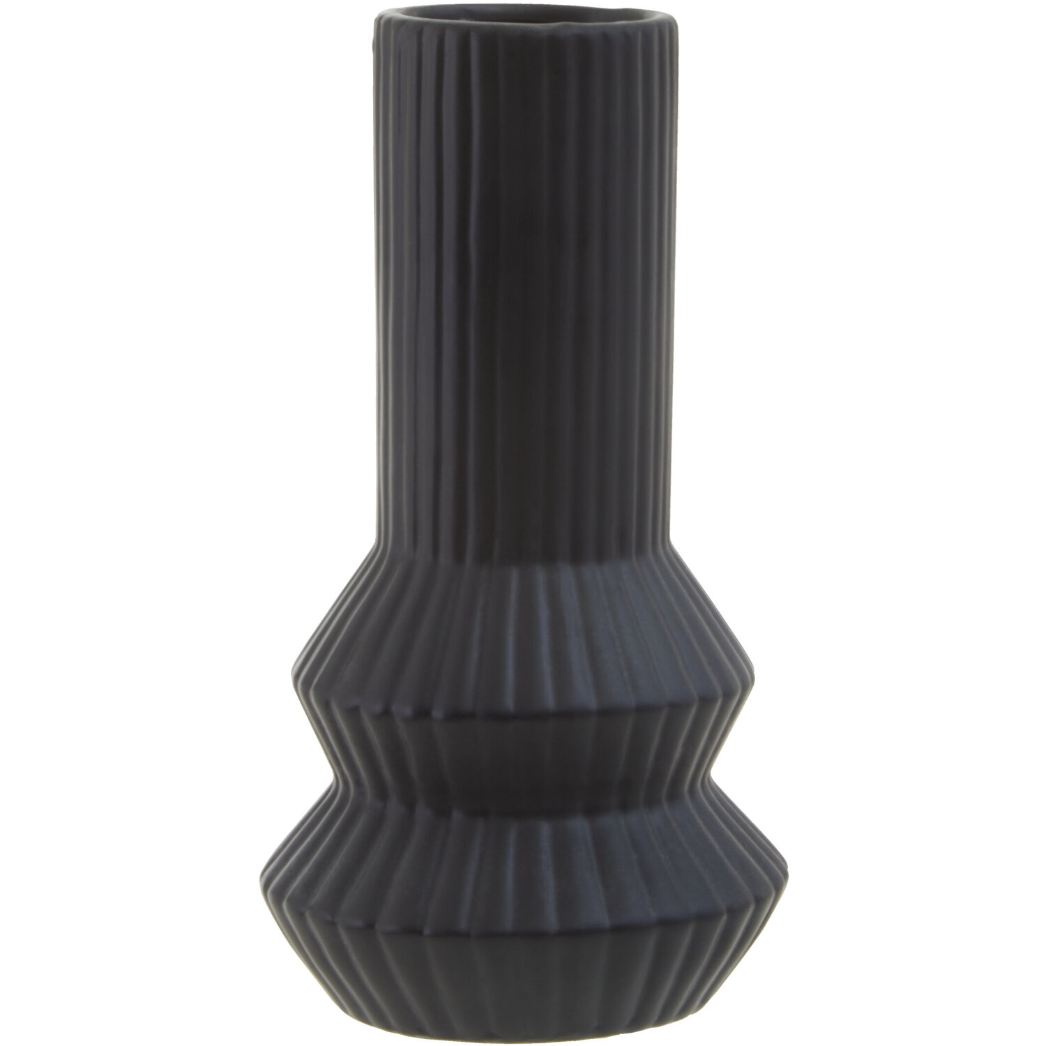 Calla Medium Speckle Effect Glass Vase - Dolomite 100%