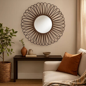 Marseille Champagne Tapered Wall Mirror