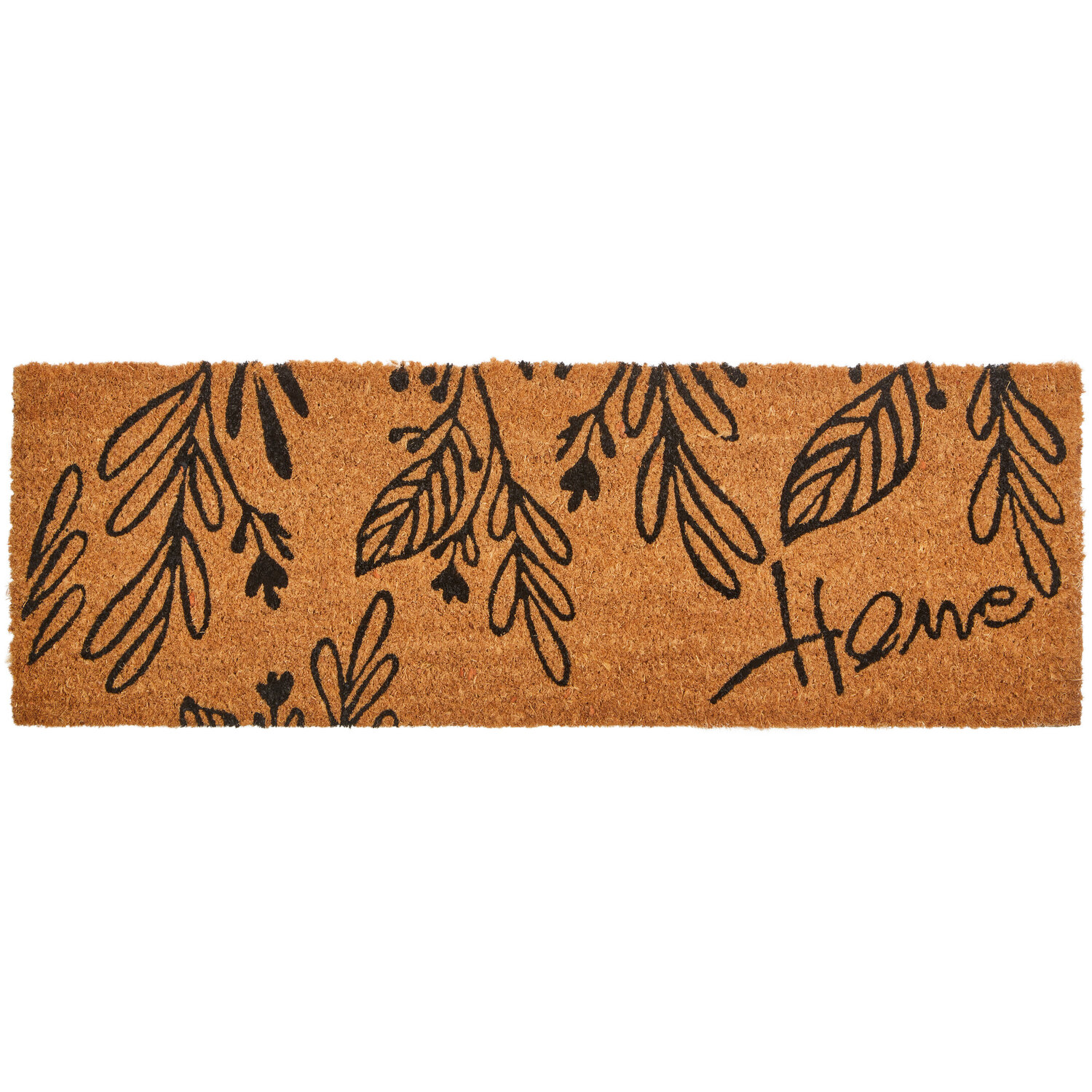 Filta Leaves Coir Doormat - Brown