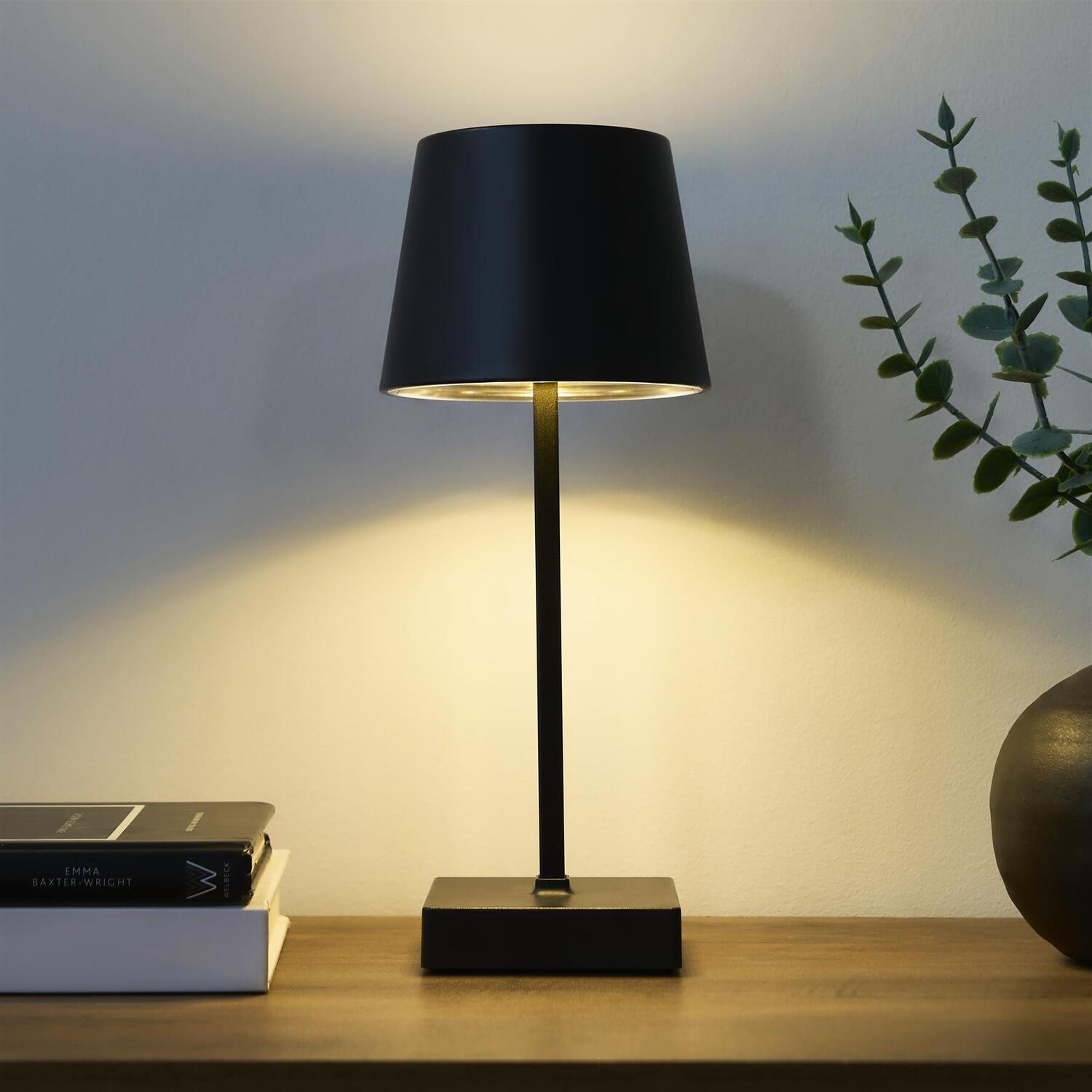 Ohs Battery Operated Lamp - Black