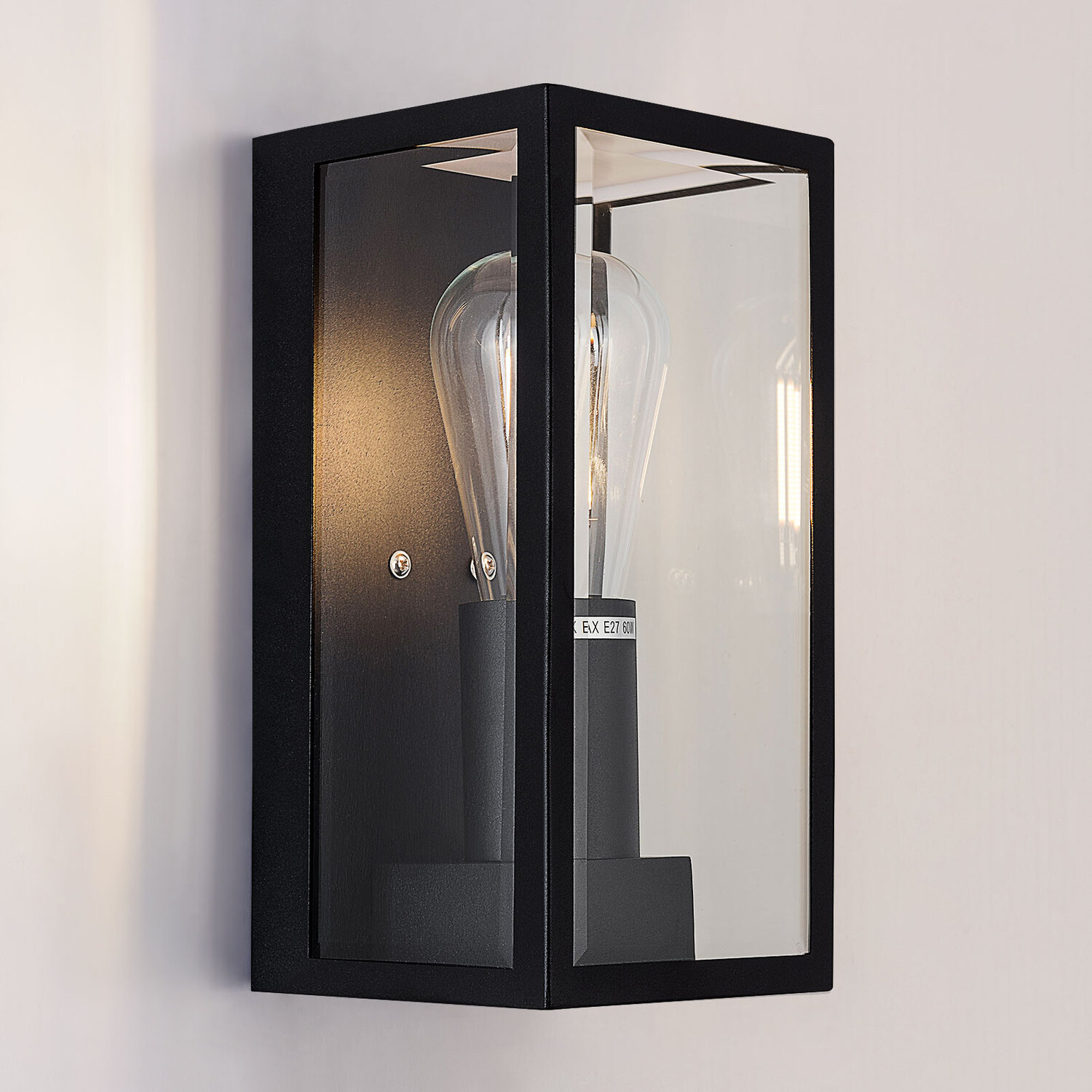 Image of Outdoor Wall Light - Black /&hellip;