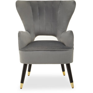 Sloan Grey Velvet Armchair