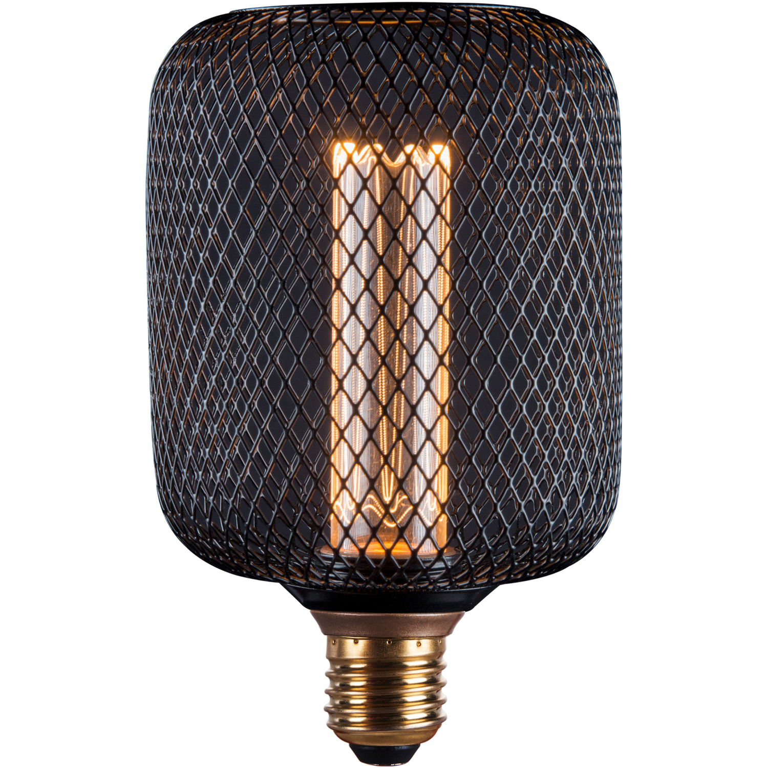 Caged Cylinder LED Bulb