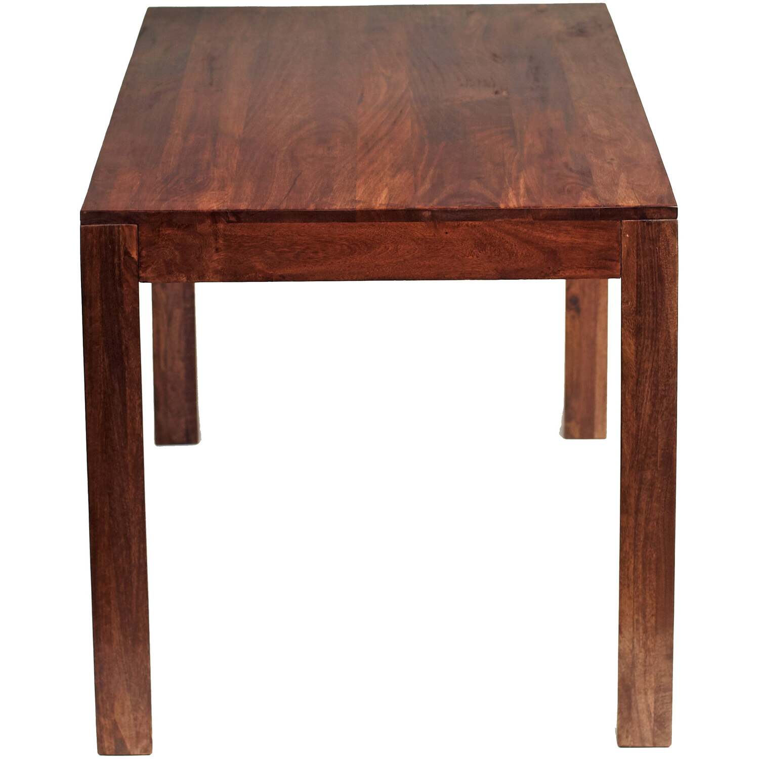 Phuket Dark Mango Wood Dining Table - Brown