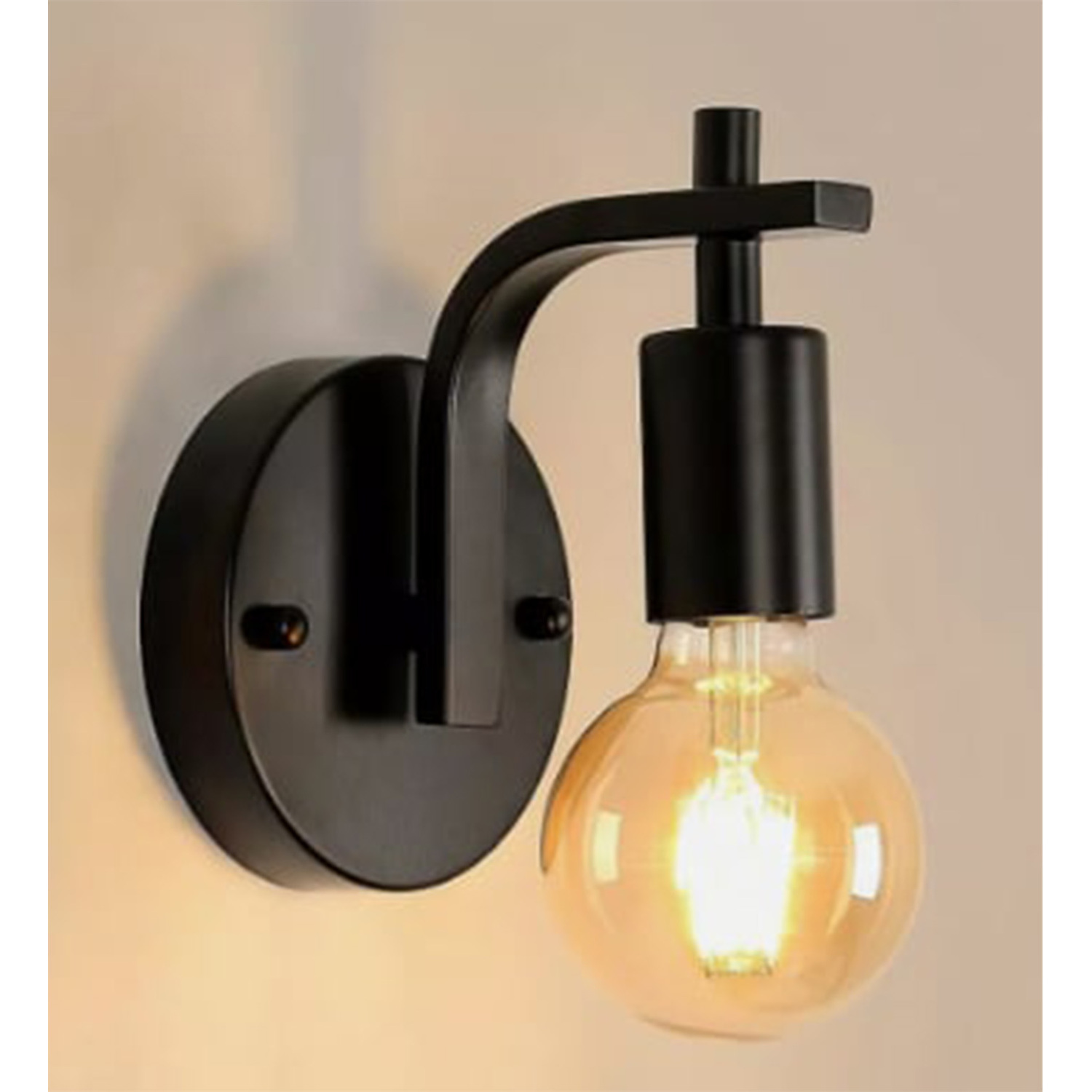 The Bath Plus Tb+ Wall Sconce Black E27 - Black / 1