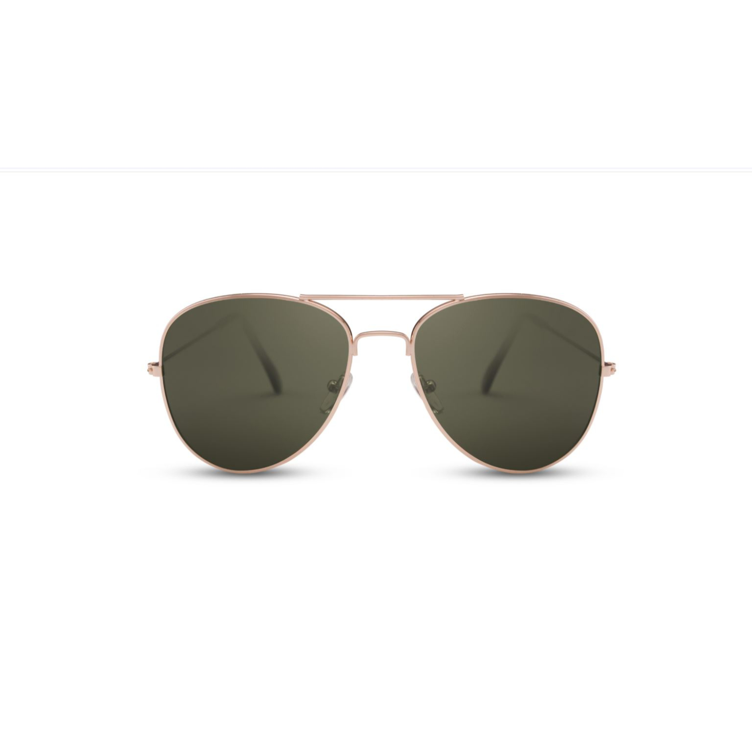 Sunglass Station Coastal Aviator Unisex Sunglasses - Gold