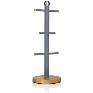 Mug Tree with Wooden Base