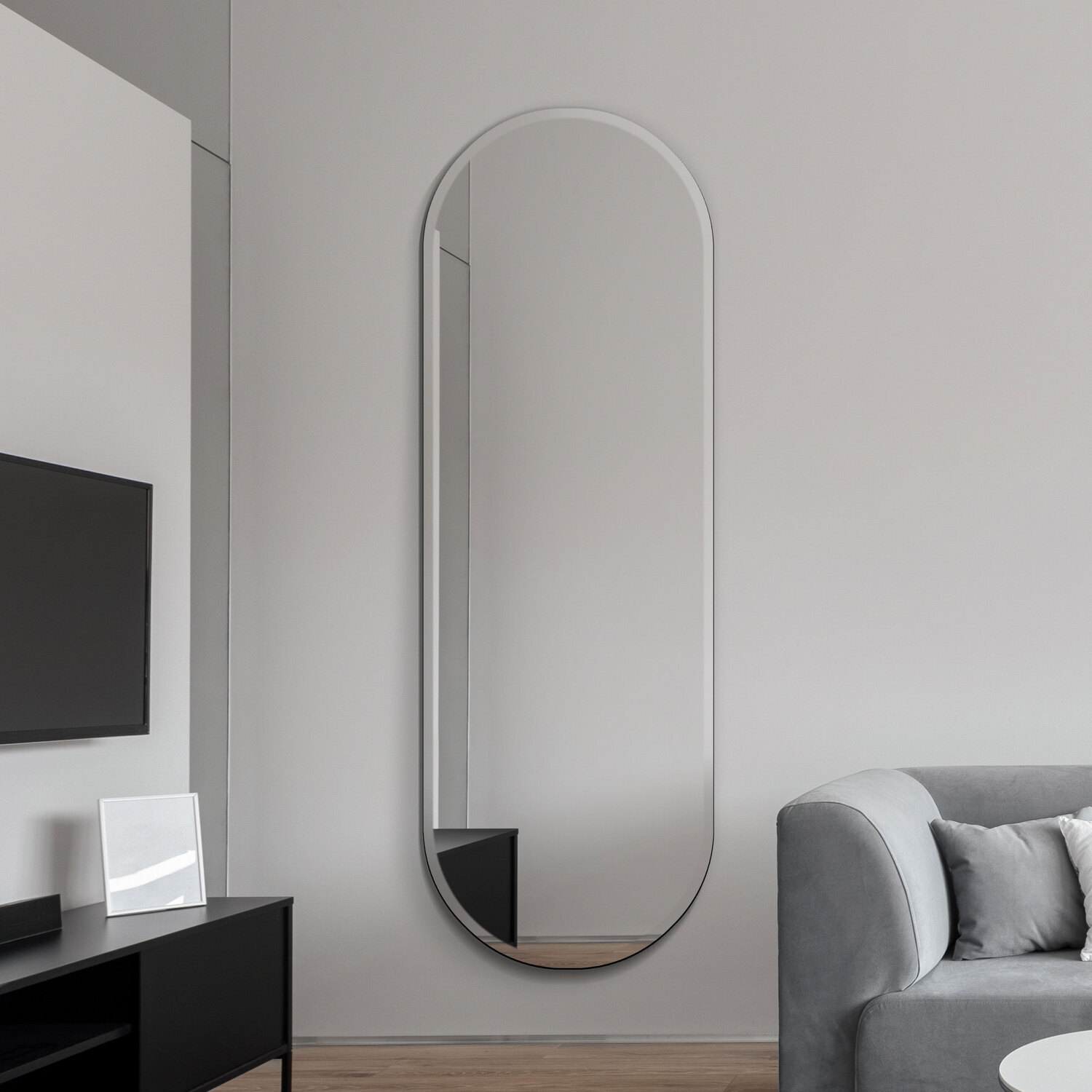 Image of Lacuna Frameless Pond Wall Mirror -&hellip;