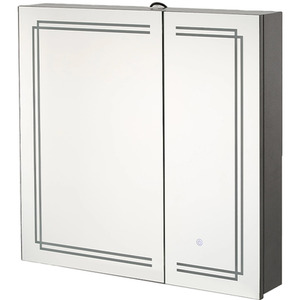 Modern Wall Mounted Bathroom Mirror Cabinet with LED Lights