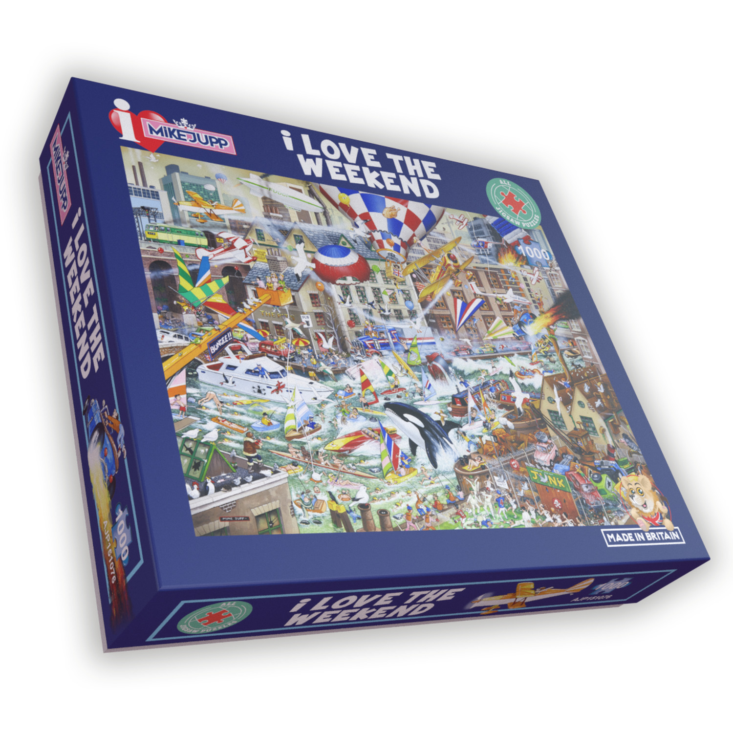 Mike Jupp I Love the Weekend 1000 Piece Jigsaw Puzzle
