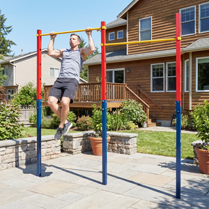 Outdoor In-Ground Pull Up Bar Station