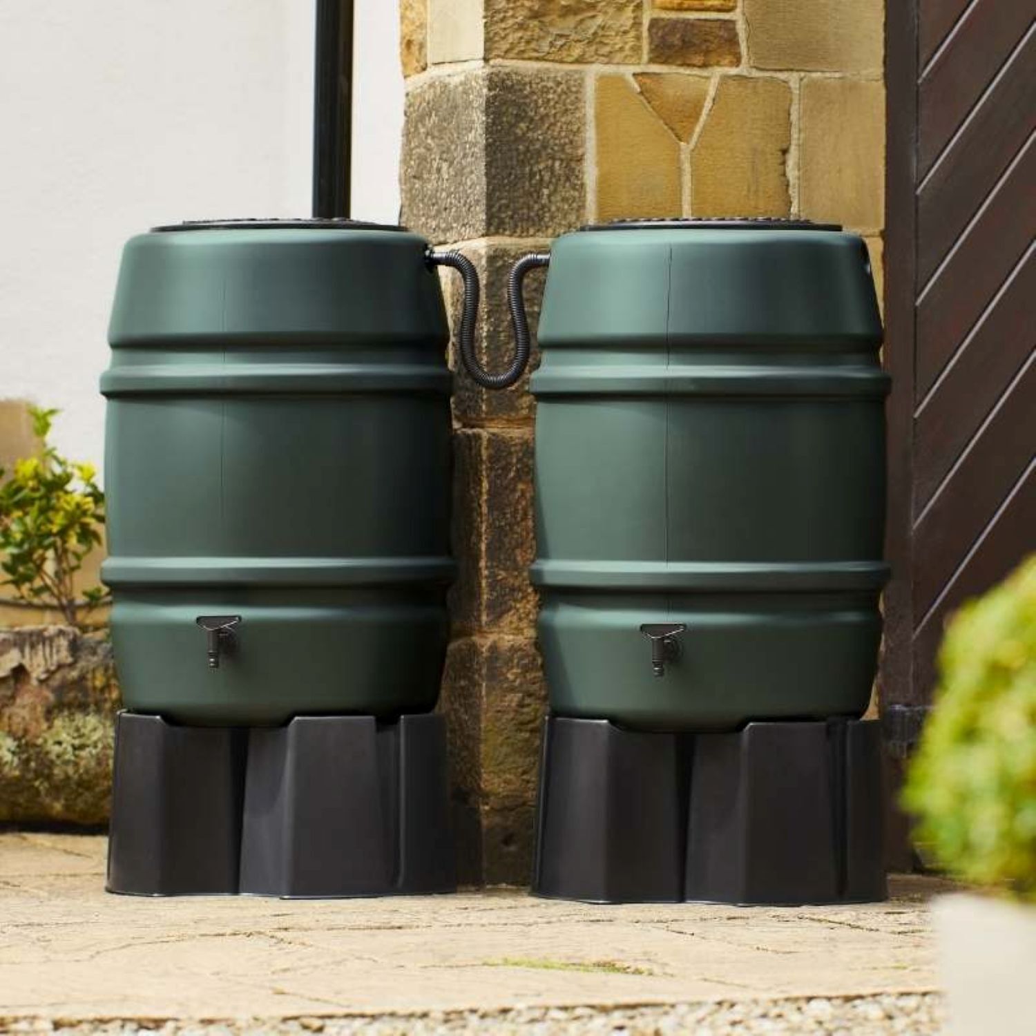 Ipl Harcostar 168 Litre Green Water Butt Double Kit - Green