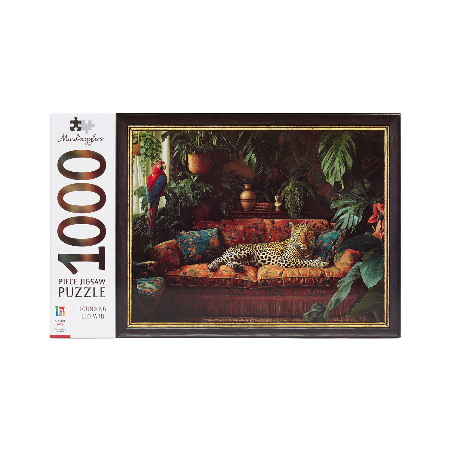 Lounging Leopard 1000 Piece Jigsaw Puzzle