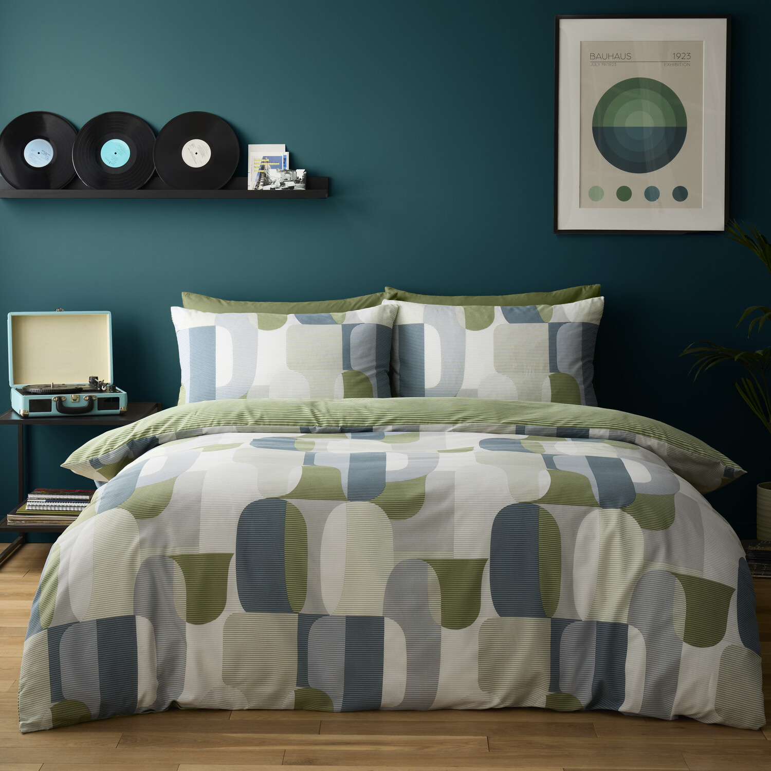 Abstract Geo Bedding Set - King