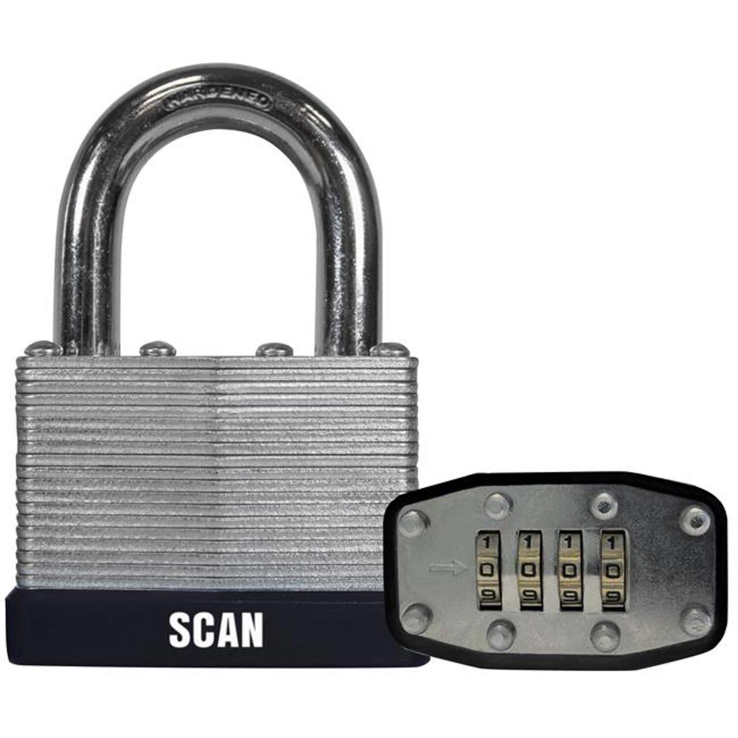 Scan Scapllam50c Laminated Steel Combination Padlock 50 Scapllam50c | - Image 6