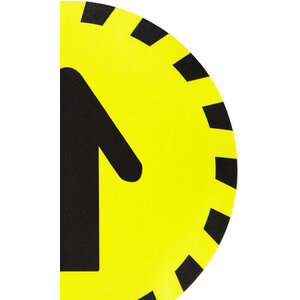 Warning Floor Sticker Arrow Set of 4