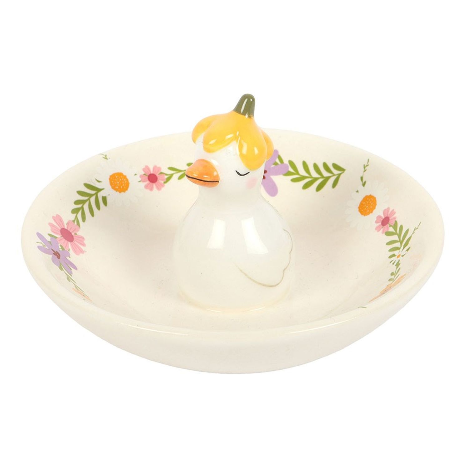  - Something Different Daisy And Duck Trinket Dish White (One Size) - Image 3