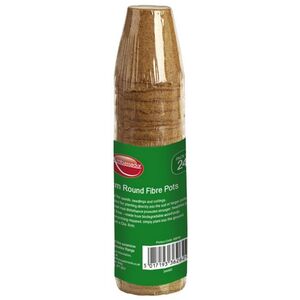 Ambassador Round Fibre Plant Pots (Pack Of 24)