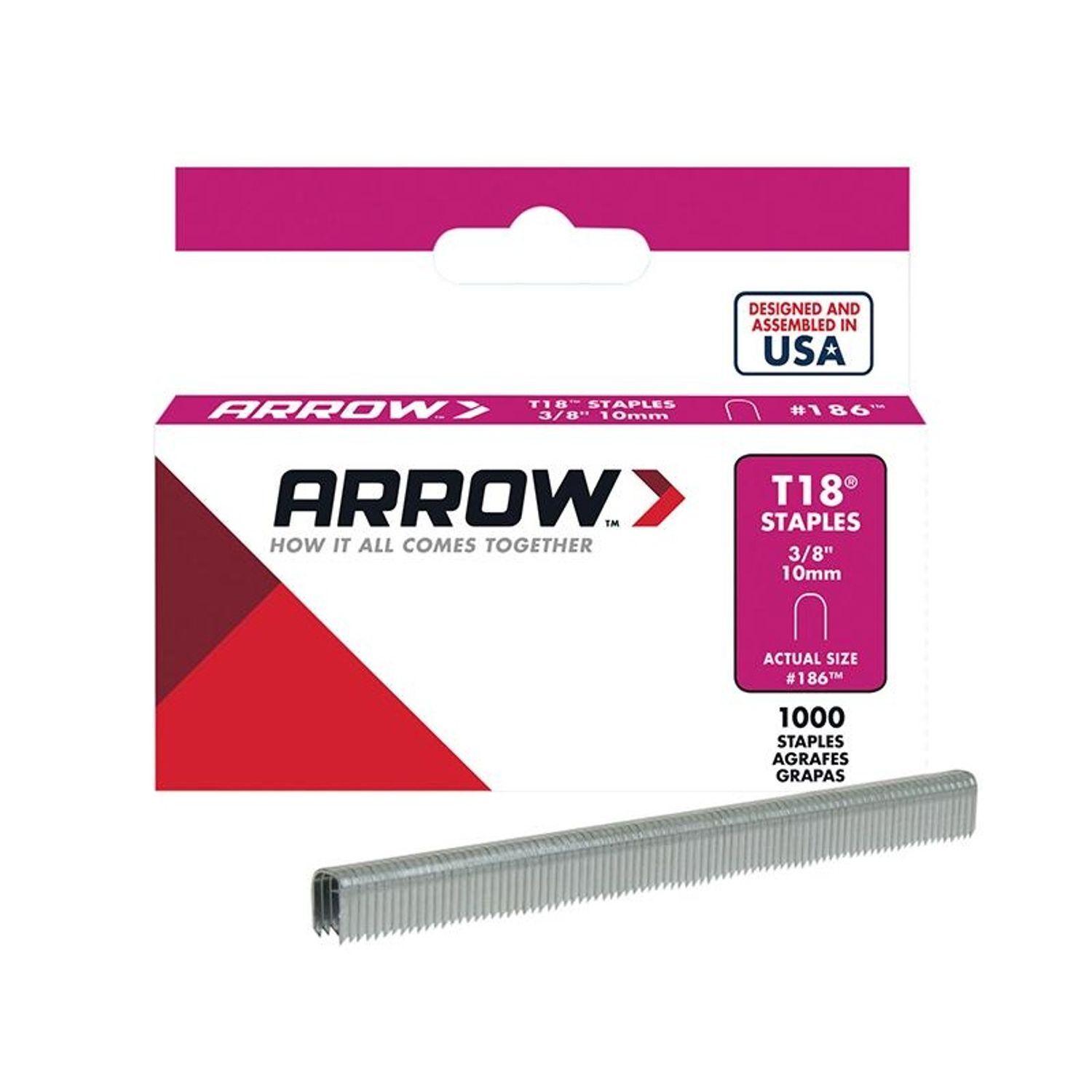 Arrow T18 Staples - Multi Colour