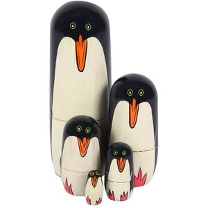 Something Different Penguin Russian Dolls (Set Of 5)