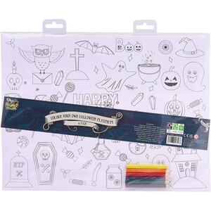 Colour Your Own Halloween Placemats