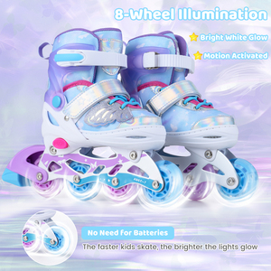 Illuminating Kids Inline Skates
