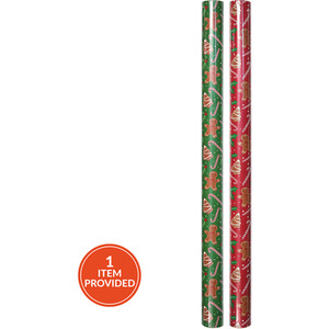 Gingerbread Gift Wrap 8m