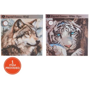 Crystal Canvas White Tiger or Wolf Kit