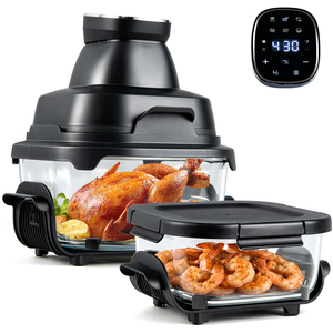 6 in 1 Portable Glass Air Fryer