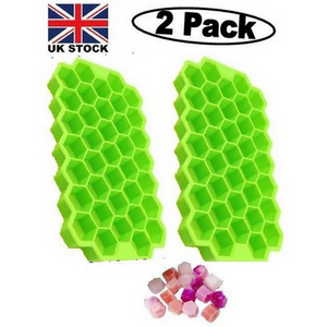 2 PC Honeycomb Silicone Chocolate Baking 72 Mould