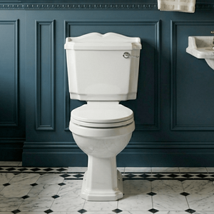 Whitgreave Traditional Classic Close Coupled WC Toilet with Cistern, Handle
