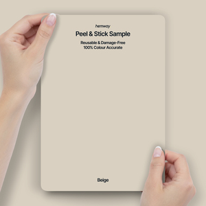 Hemway Interior Paint Sample, Beige, Peel & Stick Swatch