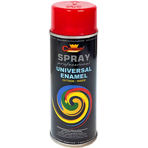 400 mL Carmine Red (RAL 3002) Universal Gloss Enamel Spray Paint, Fast Drying
