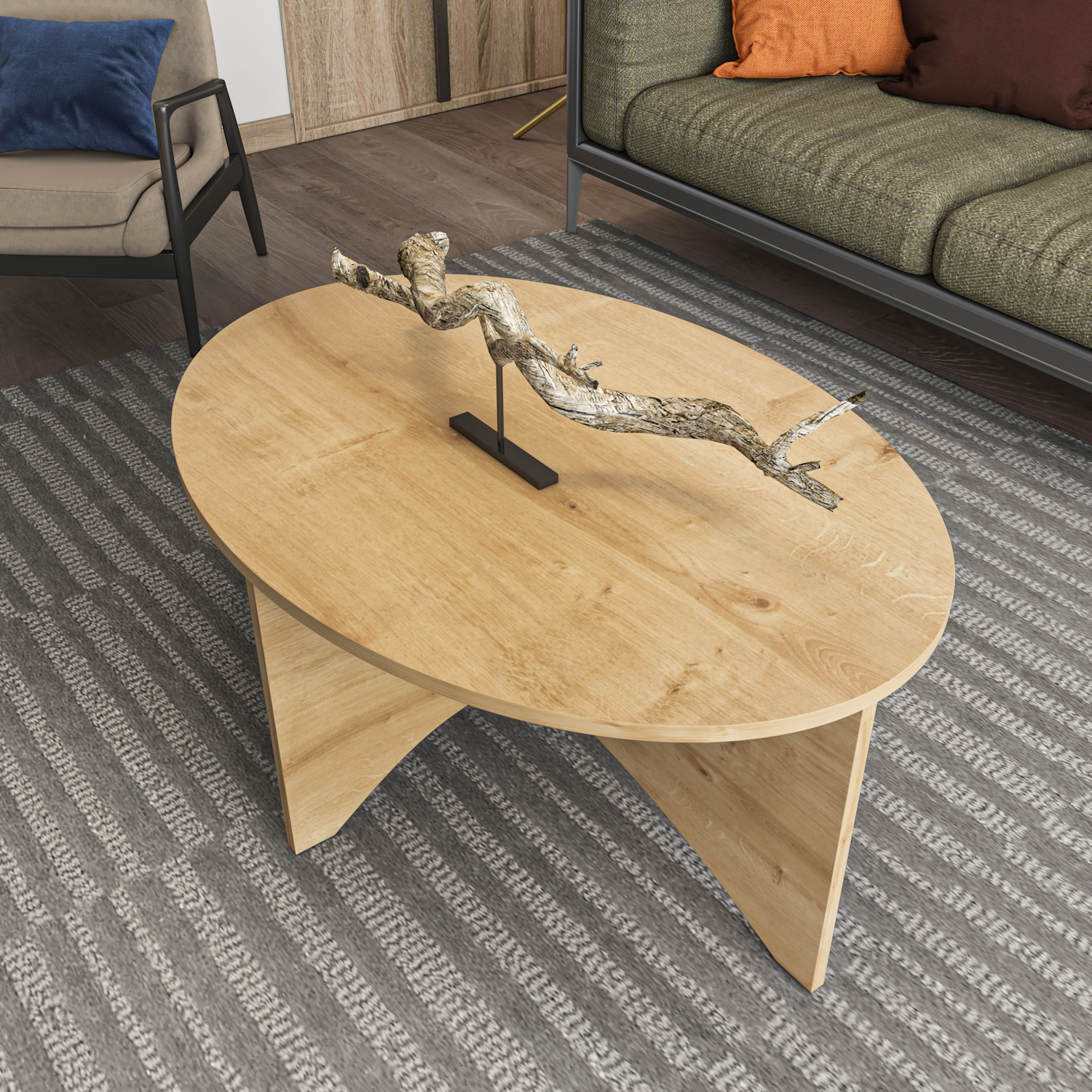 Decorotika Solo Coffee Table - Oak